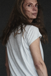 Liat Crew Neck Tee Viscose Silver