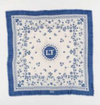 Navy Flocon Scarf
