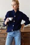 Playa Cardigan in Navy Tanguis