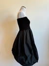 Heavy Crash Skirt with Jersey Black