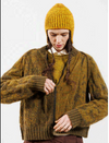 Jacquard Bomber Mixed Textures Musk