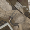 "Wind Dancer, Heaven Caller" 135cm x 135cm Wool/Silk Scarf Bronze/Umber