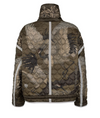 "Wind Dancer, Heaven Caller" Quilted Silk Reversible Jacket Bronze/Umber