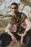 Bandana Hazelnut Wool/Cashmere Scarf