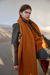 Cashmere Cotton Scarf Flame