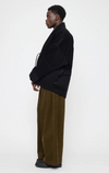 Cotton Corduroy Sumo Puffer Black