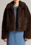 Faux Fur Cropped Jacket Pinewood