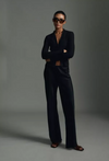 Colette High Waist Fluid Satin Bias Pant Black