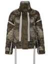 "Wind Dancer, Heaven Caller" Quilted Silk Reversible Jacket Bronze/Umber