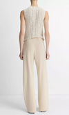 Colette High Waist Crepe Bias Pant Shell