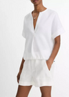 Short Sleeve Dolman Pullover Optic White