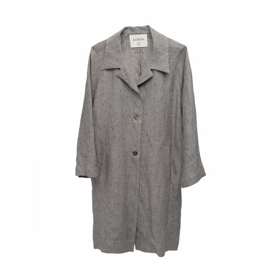 LOESS Tommy Striped Linen Coat