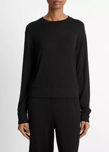  Texture Long Sleeve Pullover