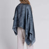 The Glass Swan Pencil Silk Slipover in Pewter/Pigeon