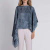 The Glass Swan Pencil Silk Slipover in Pewter/Pigeon