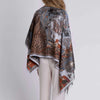 The Medici Cheetah Silk Slipover in Musk/Maraschino