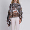 The Medici Cheetah Silk Slipover in Musk/Maraschino