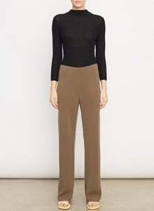  High Waist Bias Pant Umber