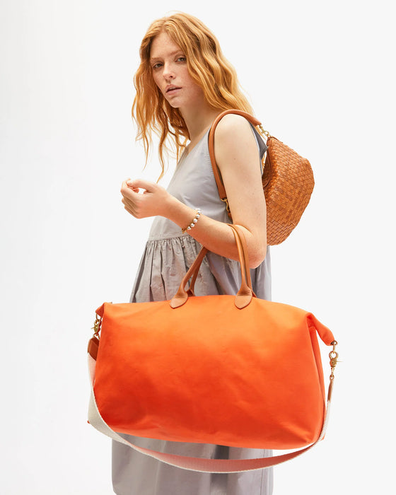 Weekender in Tangerine Canvas