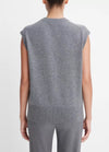 Flint Wool And Cashmere V-neck Vest