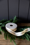 Ribbon Merry Christmas Holiday Decor