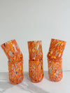 Orange Murano glasses Large