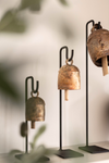 Vintage Inspired Iron Bell Stands Shelf Styling