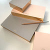 Wms&Co. Greige ColorPad Medium Long with Gilded Edge