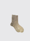 One Ribbed Laminated Socks