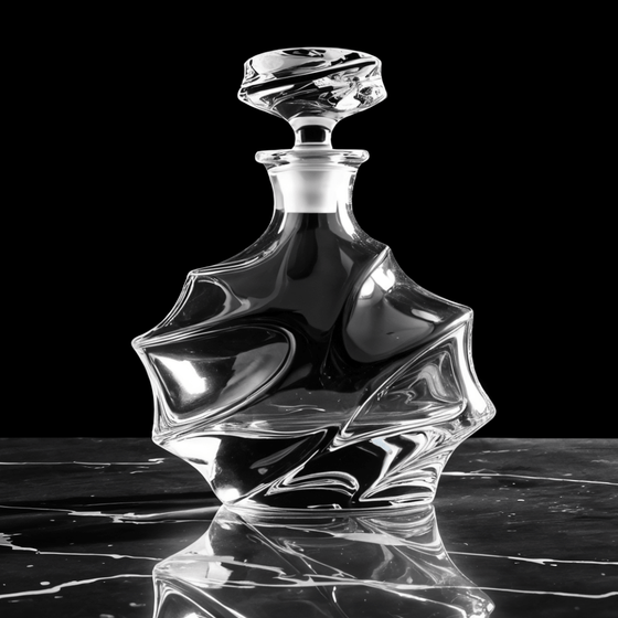 Storm Japanese Crystal Whisky Decanter: Decanter