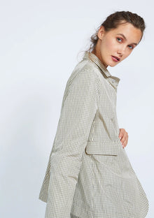  Shosh Painters Jacket in Checked Print