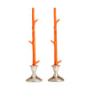 Stick Candles Maple / Pair: Honeysuckle Brown