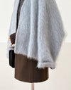 Lumi Wool Coat: Blue
