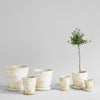 Tray for Basic Planter, White Patina: Medium