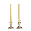 Cedar Candlesticks Pair in White Chocolate