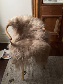  Camel Icelandic Sheepskin Throw Rug