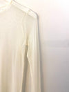 Longsleeve Creme Silk Tulle T