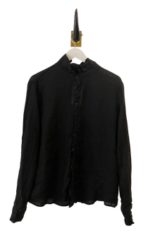  CP Shades Black Linen Romy Shirt