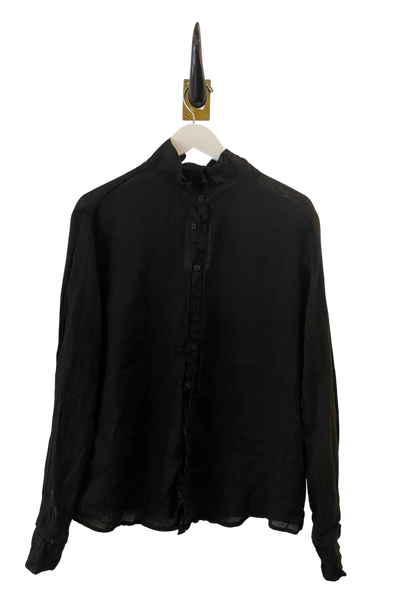 CP Shades Black Linen Romy Shirt