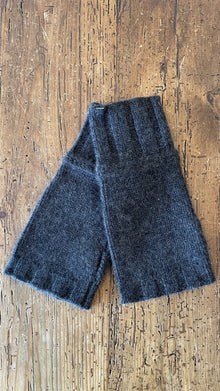  Cashmere Coal Open Mittens