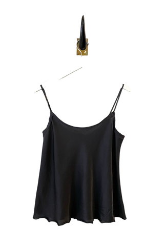 Brazeau Tricot Cotton Silk Iron Paperbag Cami