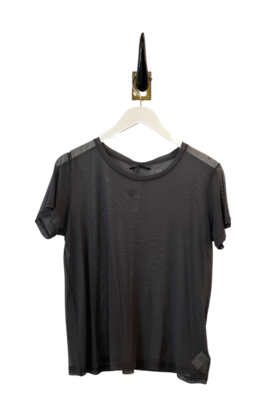 Silk Tulle Iron Boyfriend Top