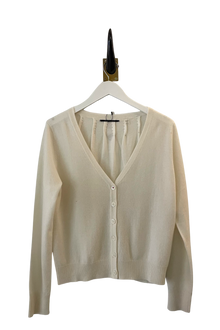  Creme Tuck Back Cardigan