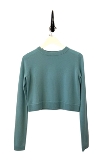  Cashmere All Thumbs Sweater in Lagoon