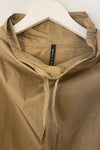 Peter O. Mahler Camel Long Sleeve Drawstring Blouse