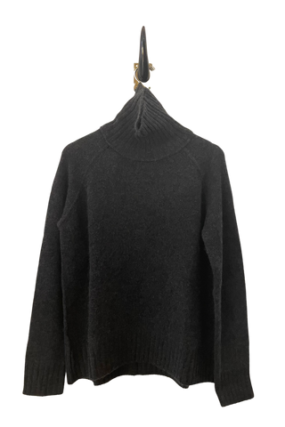 Brazeau Tricot Chunky Turtleneck Sweater Coal