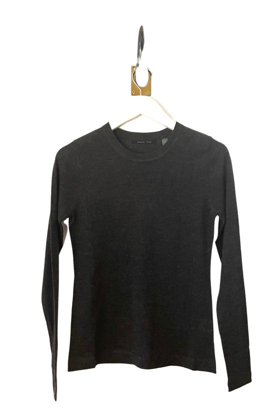 Longsleeve Tissue Cashmere T Coal