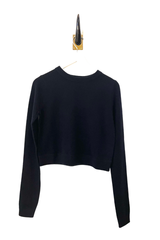 Brazeau Tricot Blue on Blue Cashmere All Thumbs Sweater