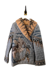 Sabina Savage "The Song Deer" Quilted Jacket Coal