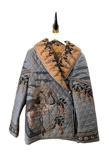  Sabina Savage "The Song Deer" Quilted Jacket Coal